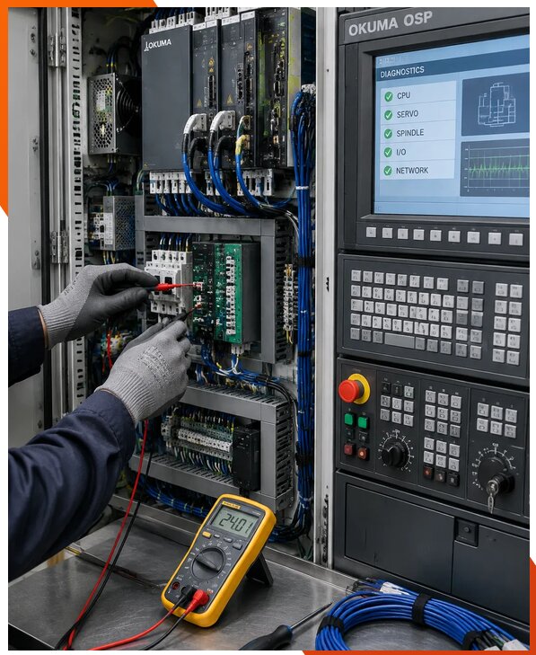 Ремонт систем ЧПУ Okuma OSP в Дедовске